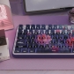 Monet Oil Painting 104+25 Cherry Profile PBT Dye-subbed Doubleshot Backlit Keycaps Set Side Legends for Mechanical Keyboard